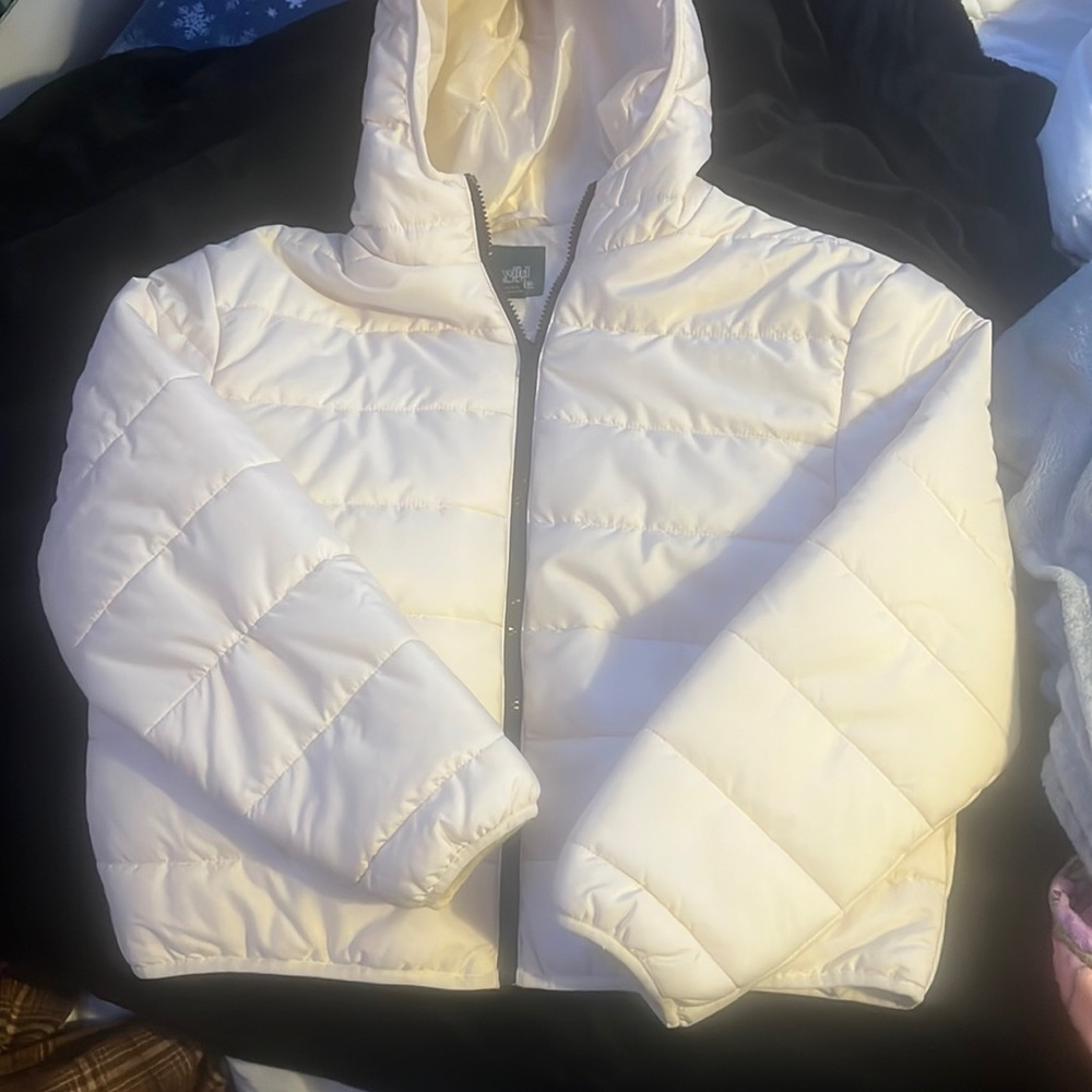 cropped puffer coat❄️
